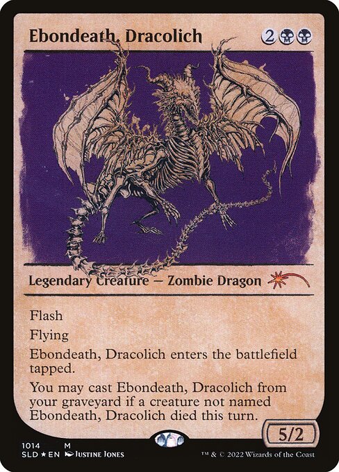 Ebondeath, Dracolich (1014) [Secret Lair Drop]