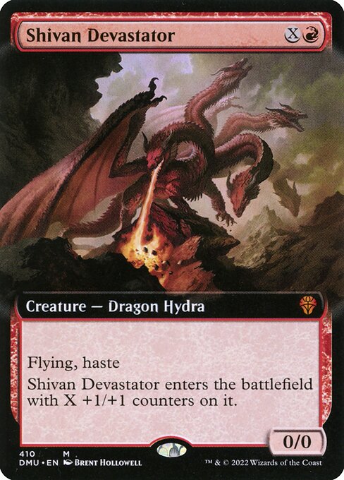 Shivan Devastator (410) [Dominaria United] [Extended Art]