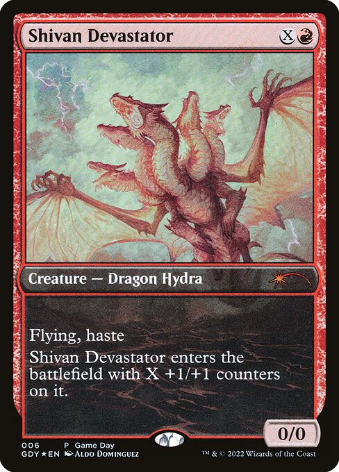 Shivan Devastator (6) [Game Day Promos]