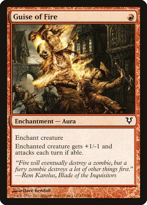 Guise of Fire (137) [Avacyn Restored]
