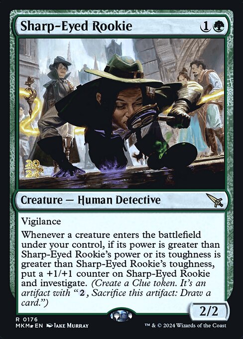 Sharp-Eyed Rookie (176s) [Murders at Karlov Manor Promos]