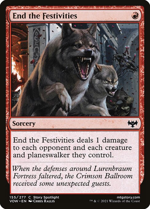 End the Festivities (155) [Innistrad: Crimson Vow]