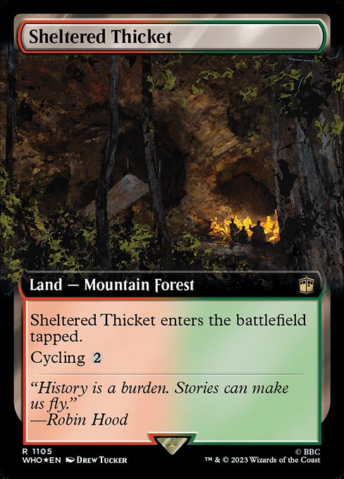 Sheltered Thicket (1105) [Doctor Who] [Extended Art]