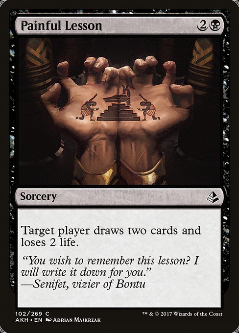 Painful Lesson (102) [Amonkhet]