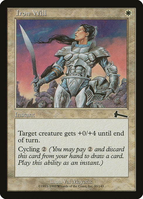 Iron Will (10) [Urza's Legacy]
