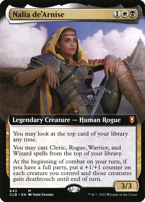 Nalia de'Arnise (643) [Commander Legends: Battle for Baldur's Gate] [Extended Art]