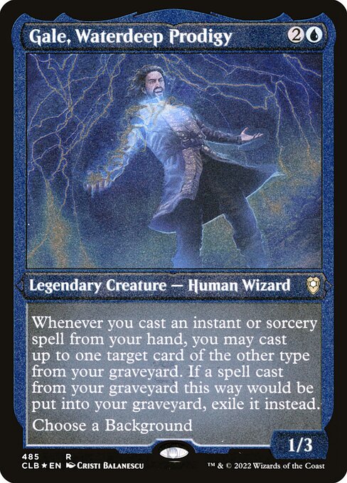 Gale, Waterdeep Prodigy (485) [Commander Legends: Battle for Baldur's Gate]