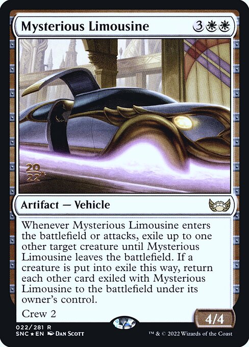 Mysterious Limousine (22s) [Streets of New Capenna Promos]