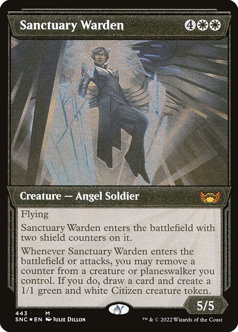 Sanctuary Warden (443) [Streets of New Capenna] [Showcase]