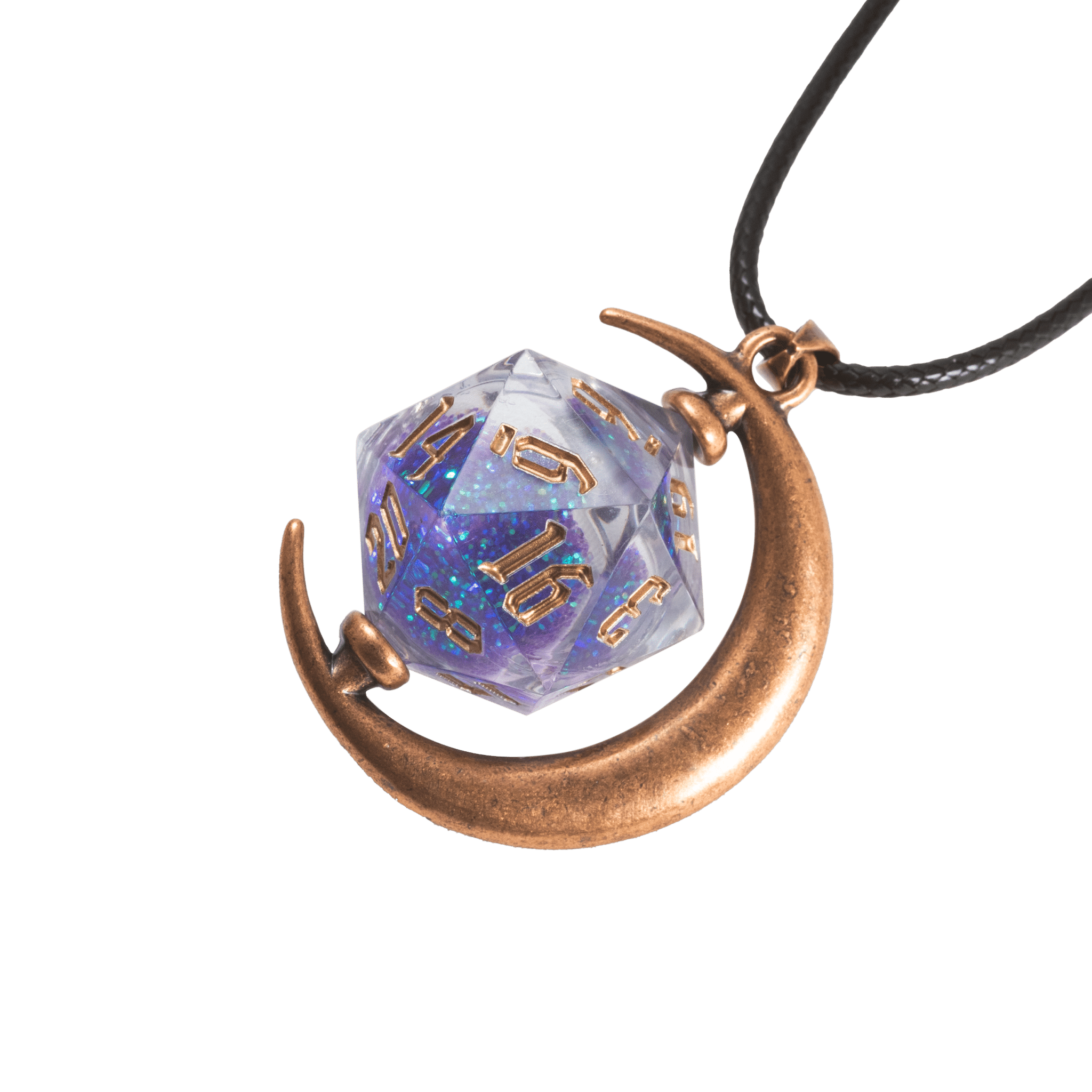 Sirius Dice Night Sky D20 Necklace image 0
