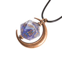 Sirius Dice Night Sky D20 Necklace image 0