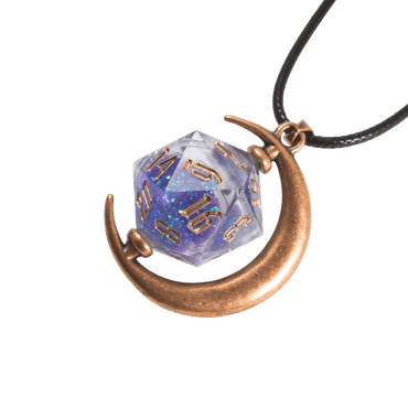 Sirius Dice Night Sky D20 Necklace image 0