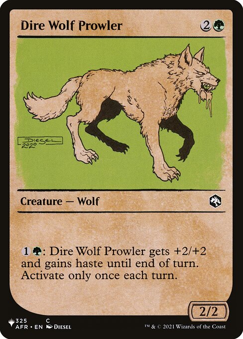 Dire Wolf Prowler (AFR-325) [The List] [Showcase]