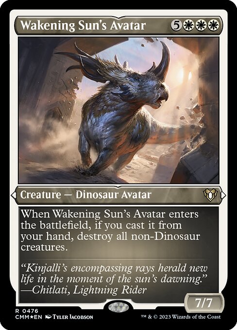 Wakening Sun's Avatar (476) [Commander Masters]