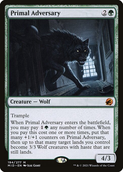 Primal Adversary (194) [Innistrad: Midnight Hunt]