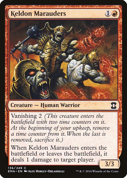 Keldon Marauders (136) [Eternal Masters]