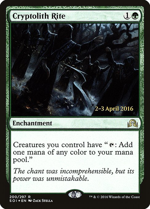 Cryptolith Rite (200s) [Shadows over Innistrad Promos]
