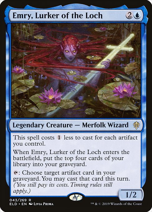 Emry, Lurker of the Loch (43) [Throne of Eldraine]