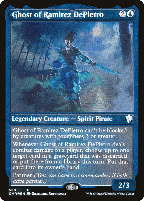 Ghost of Ramirez DePietro (558) [Commander Legends] [Etched]