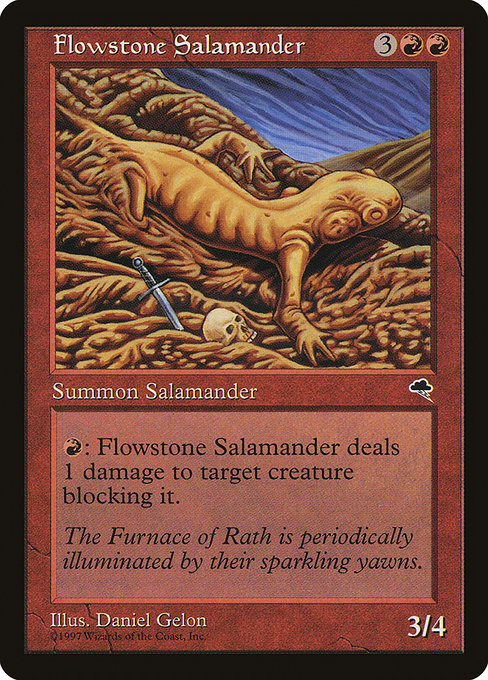Flowstone Salamander (175) [Tempest]