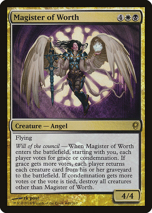 Magister of Worth (48★) [Conspiracy Promos]