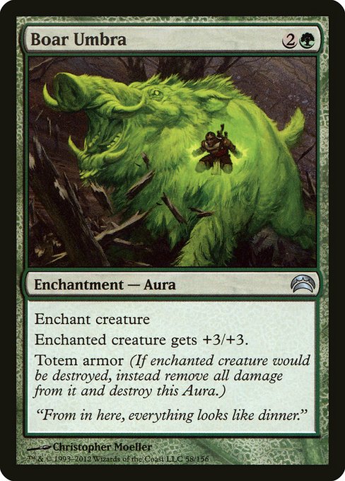 Boar Umbra (58) [Planechase 2012]