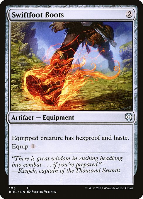 Swiftfoot Boots (105) [Kaldheim Commander]