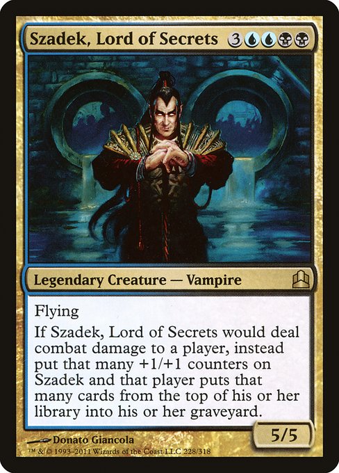 Szadek, Lord of Secrets (228) [Commander 2011]
