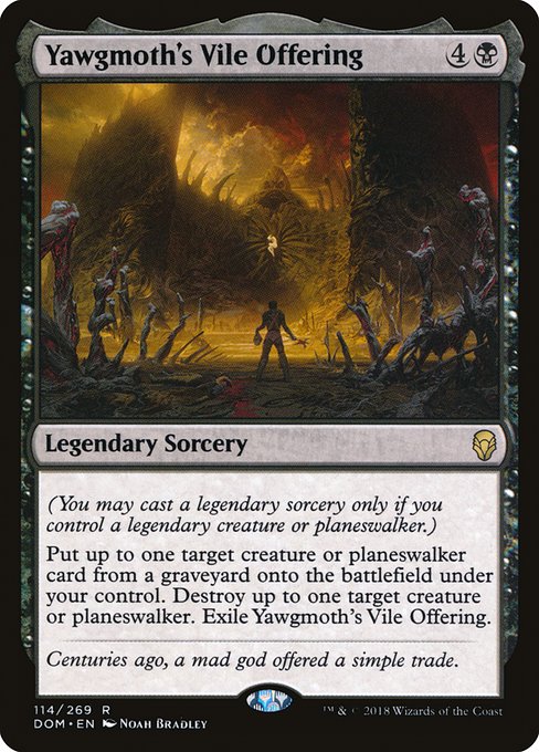 Yawgmoth's Vile Offering (114) [Dominaria]