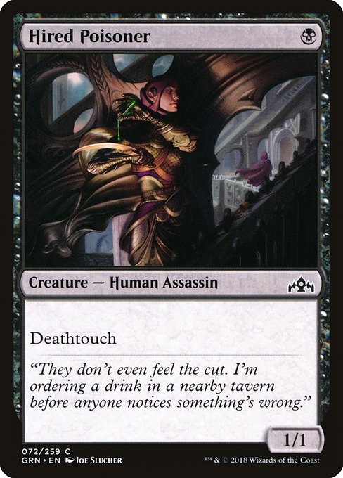 Hired Poisoner (72) [Guilds of Ravnica]
