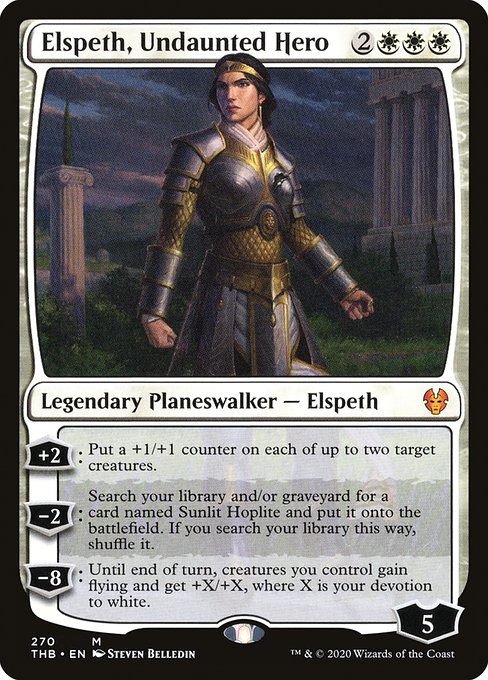 Elspeth, Undaunted Hero (270) [Theros Beyond Death]