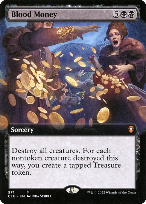 Blood Money (571) [Commander Legends: Battle for Baldur's Gate] [Extended Art]