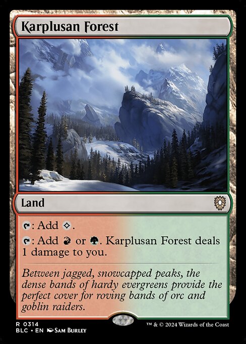 Karplusan Forest (314) [Bloomburrow Commander]