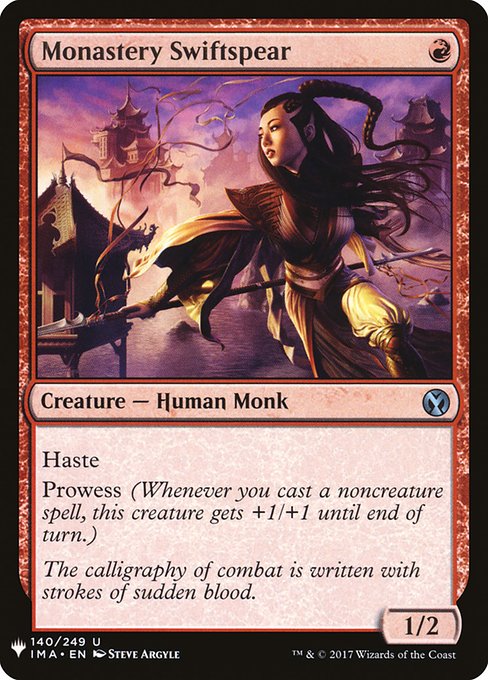 Monastery Swiftspear (IMA-140) [The List]