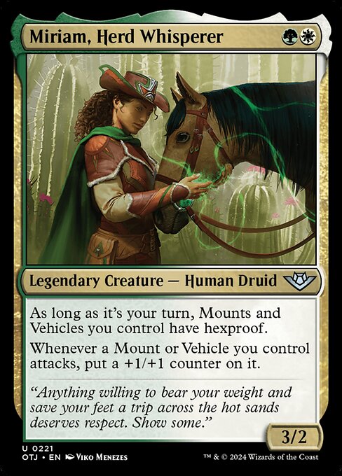 Miriam, Herd Whisperer (221) [Outlaws of Thunder Junction]