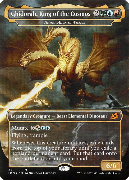 Illuna, Apex of Wishes (379) [Ikoria: Lair of Behemoths] [Borderless]