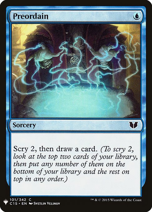 Preordain (C15-101) [The List]