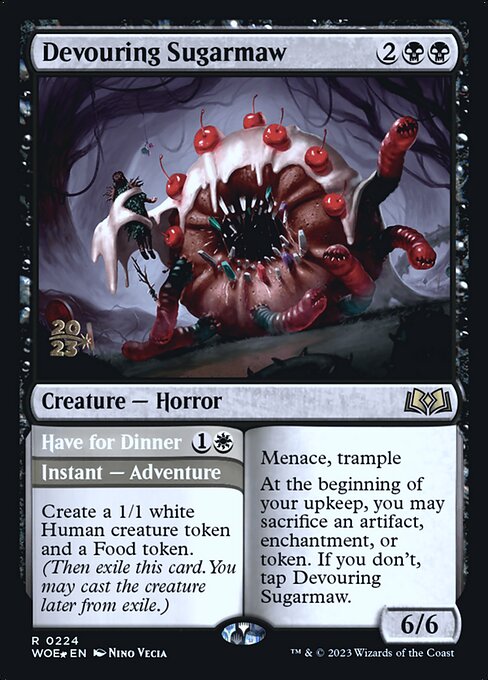 Devouring Sugarmaw // Have for Dinner (224s) [Wilds of Eldraine Promos]
