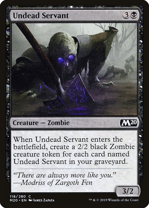 Undead Servant (118) [Core Set 2020]