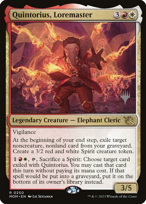 Quintorius, Loremaster (250p) [March of the Machine Promos]