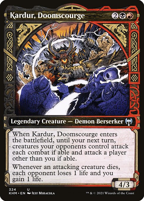 Kardur, Doomscourge (324) [Kaldheim] [Showcase]