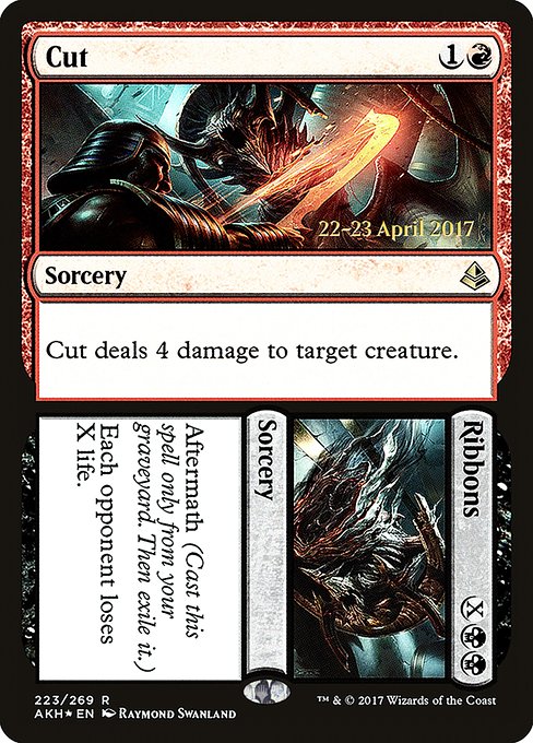 Cut // Ribbons (223s) [Amonkhet Promos]