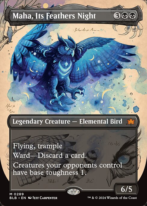 Maha, Its Feathers Night (289) [Bloomburrow]