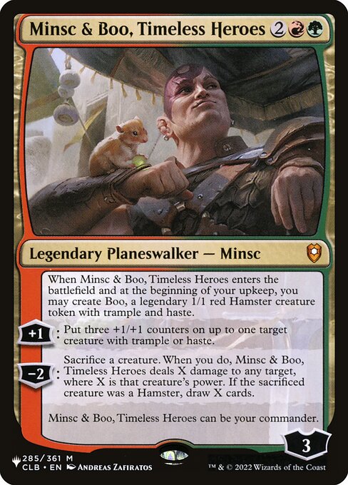 Minsc & Boo, Timeless Heroes (CLB-285) [The List]