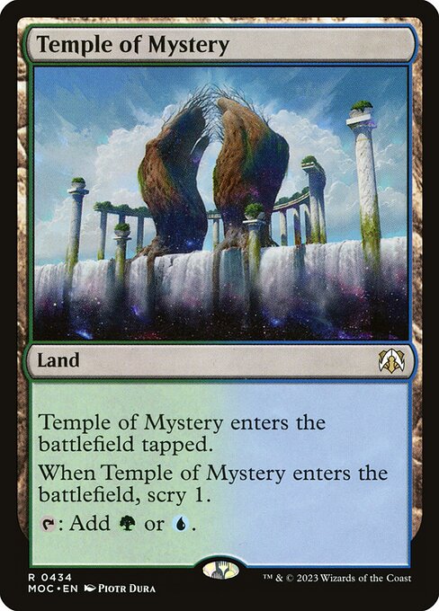 Temple of Mystery (434) [March of the Machine Commander]