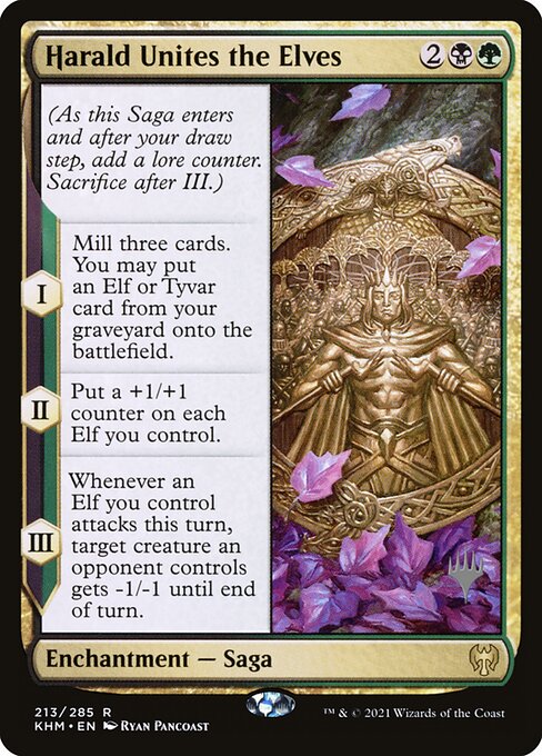Harald Unites the Elves (213p) [Kaldheim Promos]