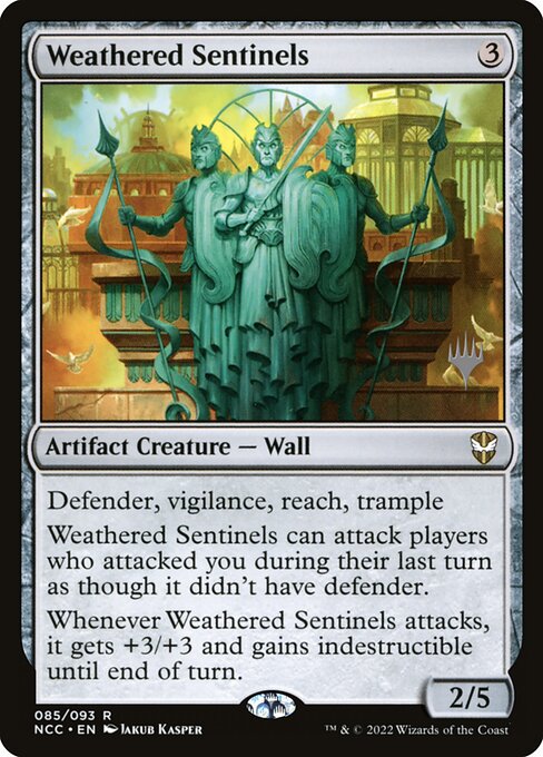Weathered Sentinels (85p) [New Capenna Commander Promos]