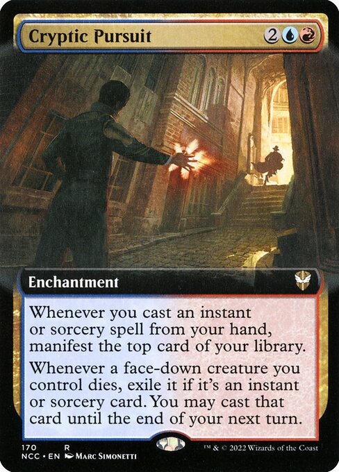 Cryptic Pursuit (170) [New Capenna Commander] [Extended Art]