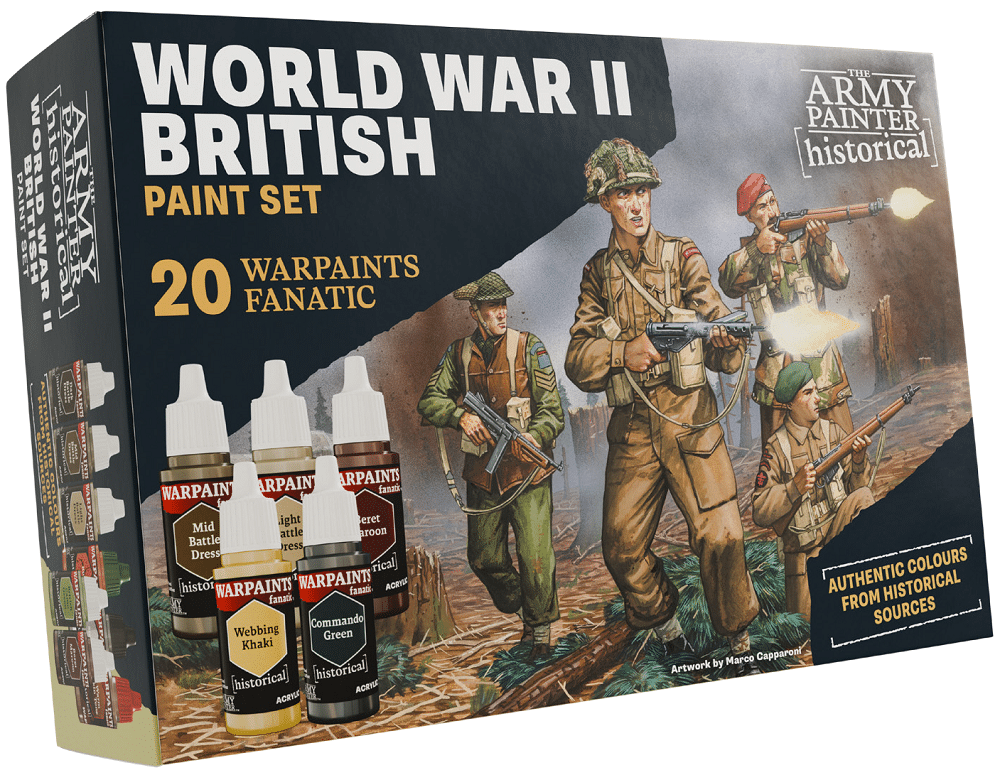 Army Painter Historical WWII British Paint Set - A Muse N Games