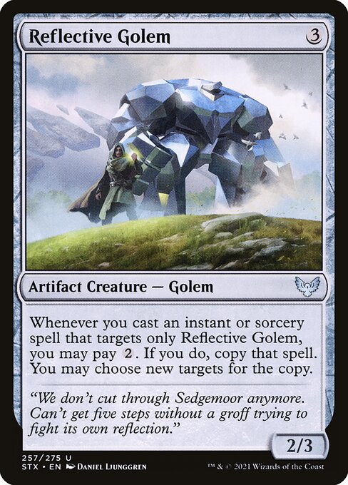 Reflective Golem (257) [Strixhaven: School of Mages]